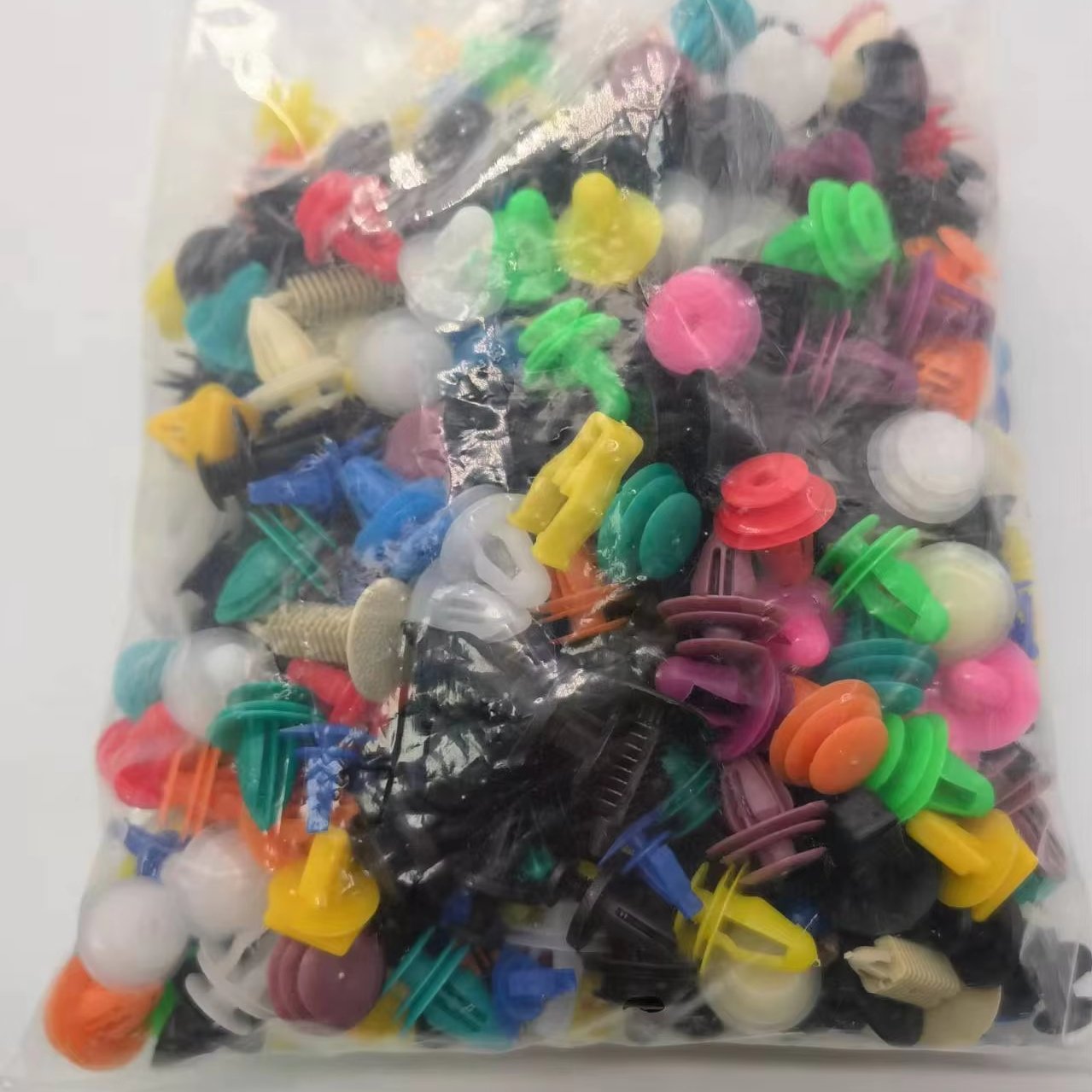 500pcs Car Push Retainer Clips & Auto Plastic Clip Fasteners Nylon Bumper Fender Rivets for Toyota GM Ford Honda