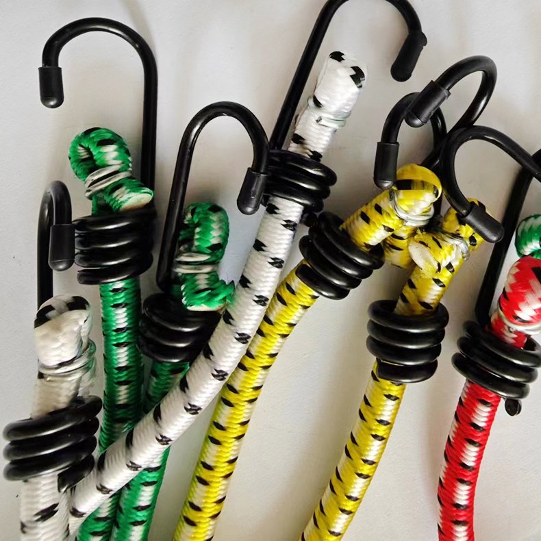 30-Piece Bungee Cords Luggage Cargo Strapping Bungee Cord Metal Hook Lanyard Strap Leash Bungee Cord
