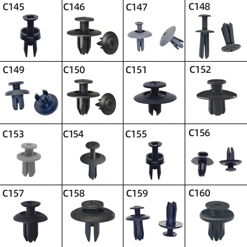 C17 Nylon material wholesale auto body fastening parts expansion buckle