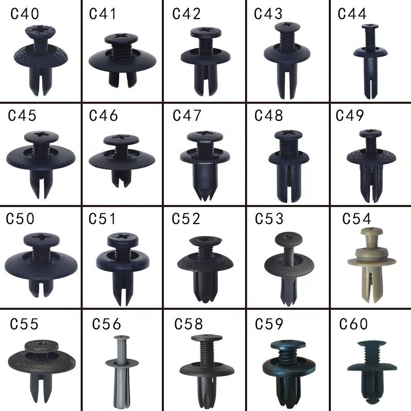 C17 Nylon material wholesale auto body fastening parts expansion buckle