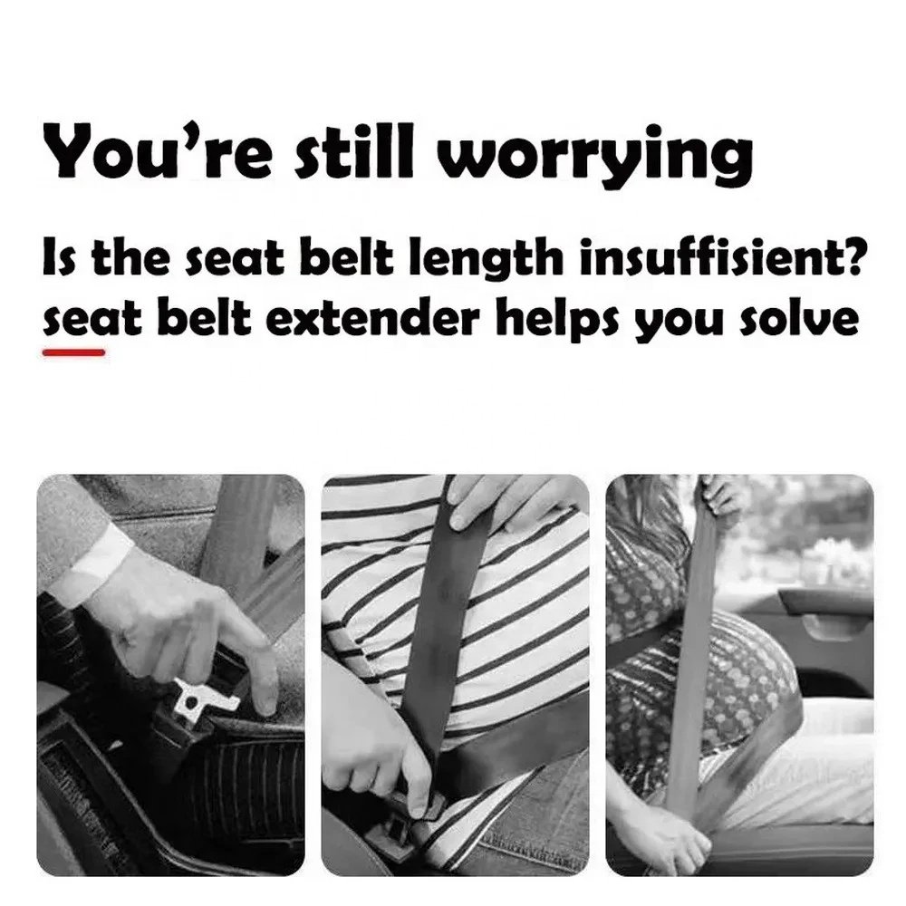 Factory Price Car Seat Belt Clip Extender Alloy Seatbelt Lock Buckle Plug Auto Fastener Converter Clip Seat Belt