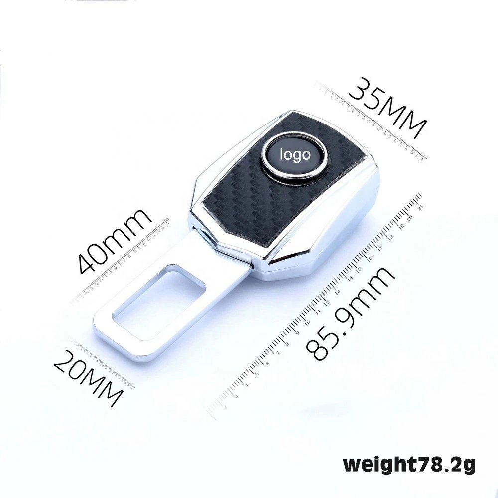 Factory Price Car Seat Belt Clip Extender Alloy Seatbelt Lock Buckle Plug Auto Fastener Converter Clip Seat Belt