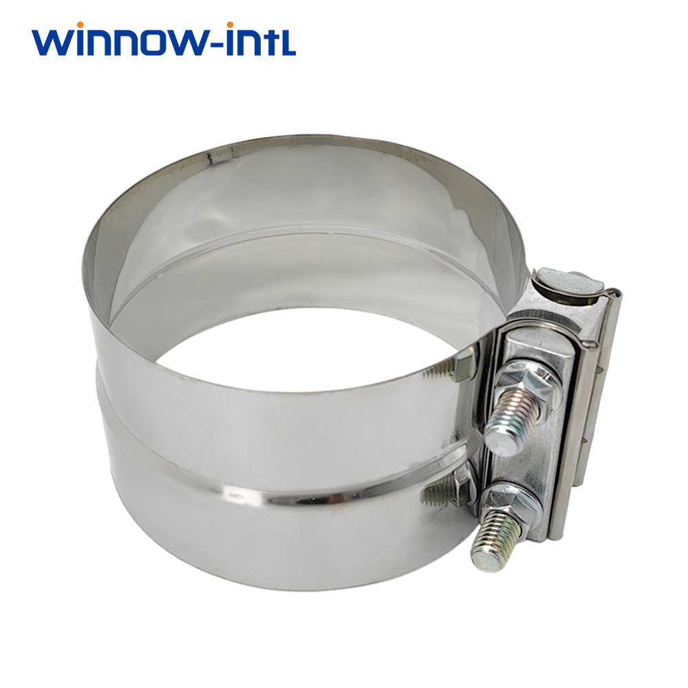Manufacture Lap Joint Exhaust Muffler Pipe Band Clamp