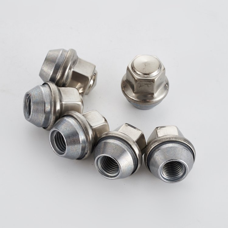 Factory direct sale stainless steel M14*1.5 for Ford fasten durable nut tire accessories car wheel nut