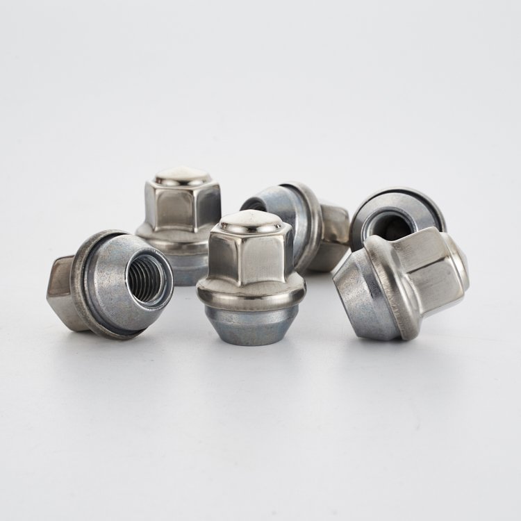 Factory direct sale stainless steel M14*1.5 for Ford fasten durable nut tire accessories car wheel nut