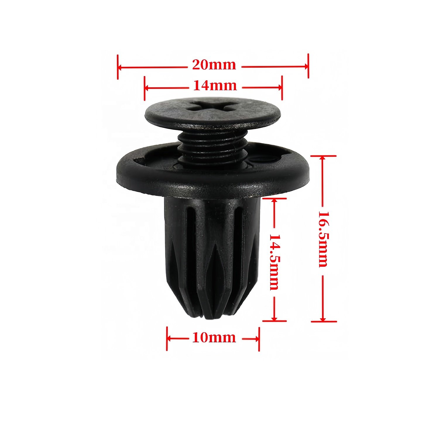 Auto fastener Plastic Nylon clip 10 mm Push-type Retainer Clip Bumper Clips 91503-SZ5-00391503-sp0-003