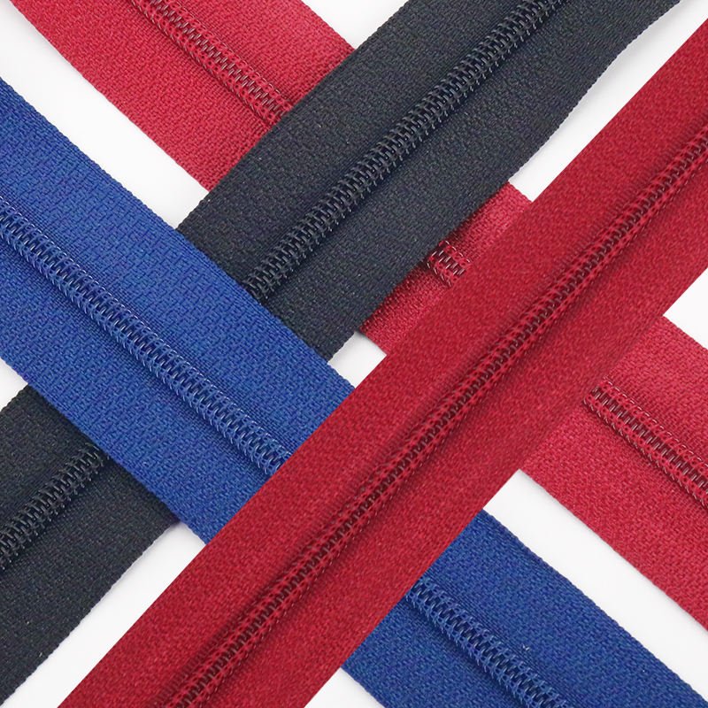 OCO Factory fastener auto lock zippers 3# nylon zipper polyester custom closure pocket zipper for home textiles