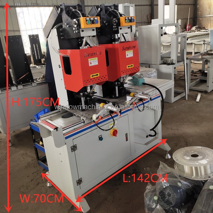 Two Head Automatic Screw Fastening Machine For Pvc Window And Door