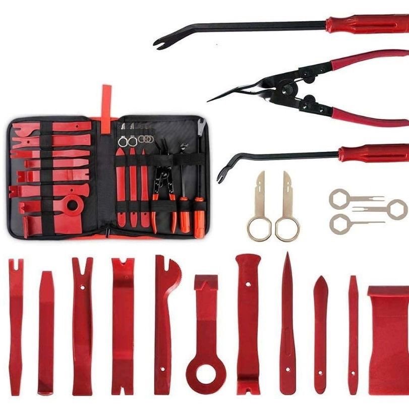 19pcs Car Trim Removal Tool Car Panel Auto Door Audio Trim Removal Tool Kit