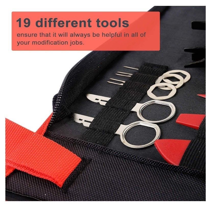 19pcs Car Trim Removal Tool Car Panel Auto Door Audio Trim Removal Tool Kit