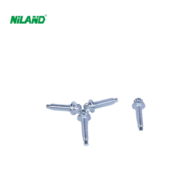 Niland Auto Parts Lug Stud Nuts Hub Bolts Aluminum Bolt Engine Mount Screws Pack of Four OE 22110392551 for BMW E60