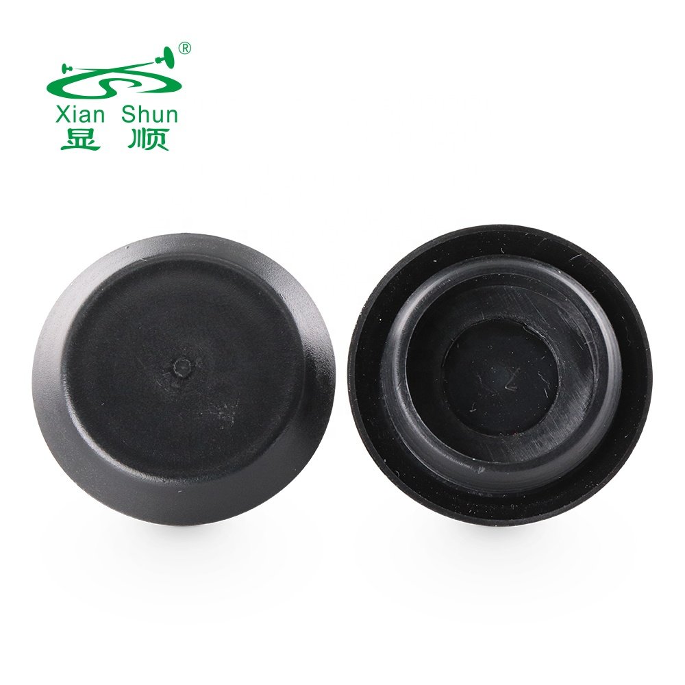 Flush mount black auto car vehicle body sheet metal recessed plastic hole plug door door panel grommet floor mat plug