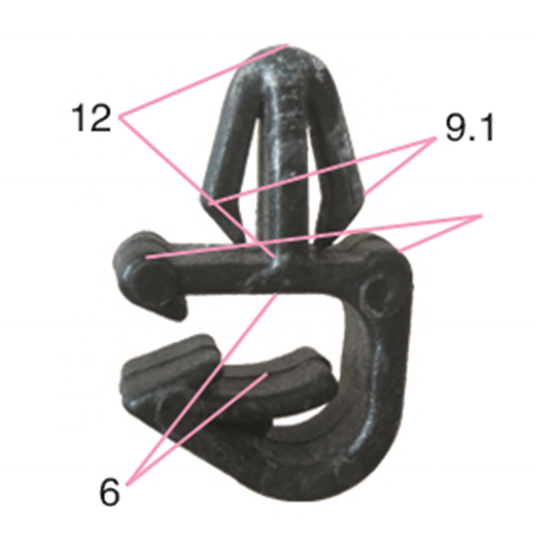 Car clip plastic fasteners, suitable for all vehicles wire tube finishing storage car wire harness fixing clip