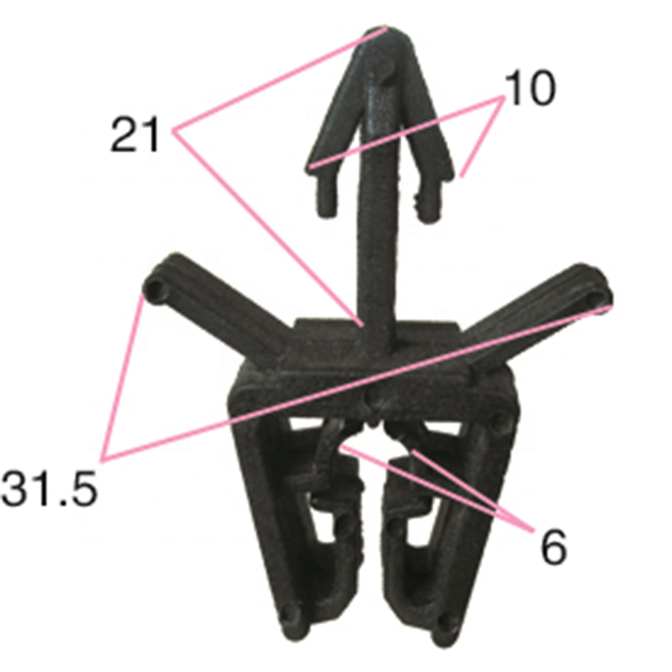 Car clip plastic fasteners, suitable for all vehicles wire tube finishing storage car wire harness fixing clip