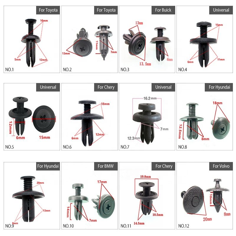 Car Fastener Trim Clip For Automotive Clips Fasteners For Many Car/Bus/Truck