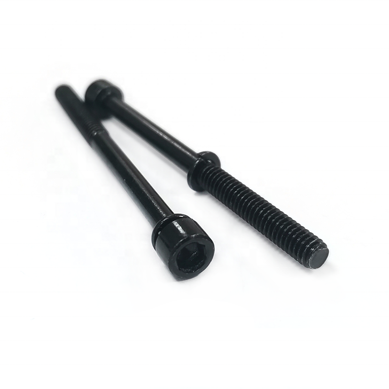 Custom Factory High Quality Carbon Alloy Steel Black Oxide Long Half Thread UNC Allen Hex With Washer Socket Head Cap Screws