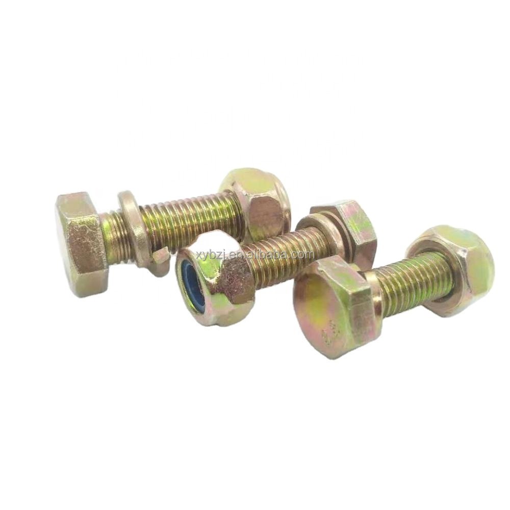 Hexagonal Bolts Carbon Steel Q195 Q235 Hdg Galvanized Directly Factory Good Price Nuts and Bolts Stud Bolts Din933 931 Din934