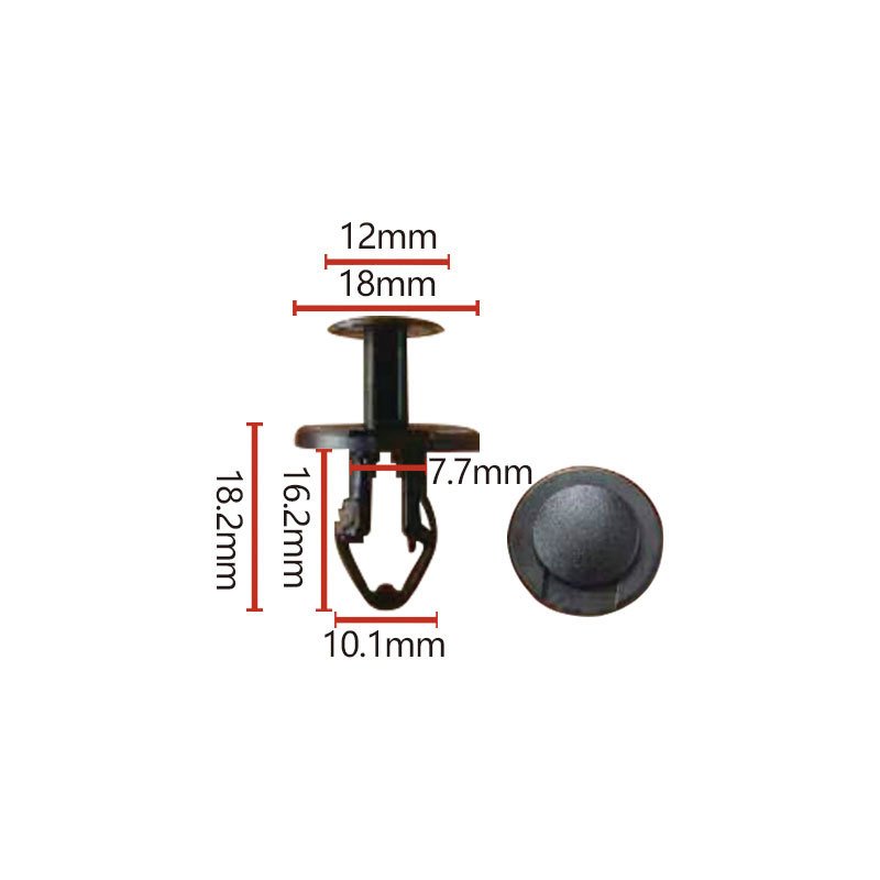 Engine Under Cover Push-Type Retainer for Tesla Model 3 Model Y 1128034-00-B 112803400B