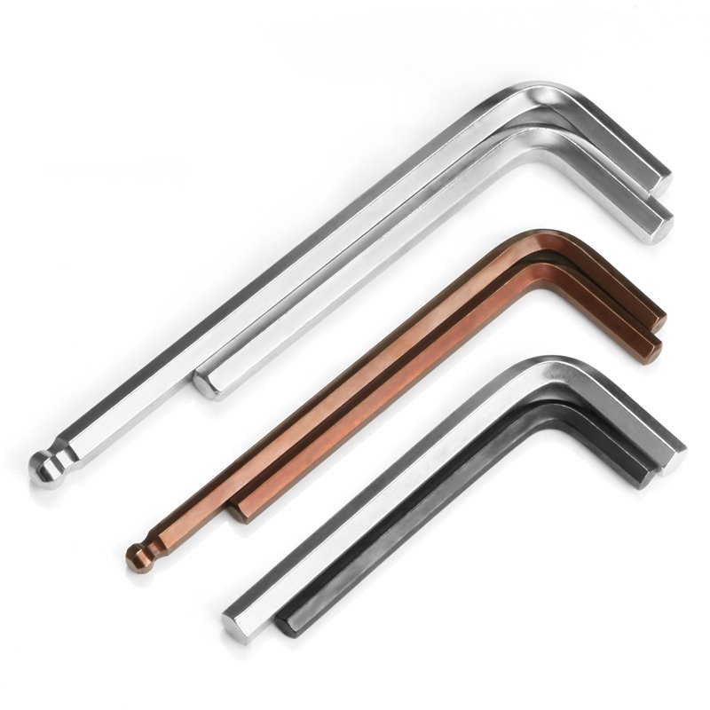 Wholesale Customizable Multi Size Ball Head Screw Allen Key High Quality Stainless Steel Hex Allen Key