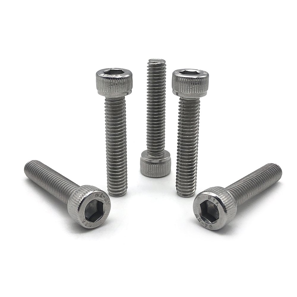 Factory SUS Stainless Steel Countersunk Head Hex Socket Bolt Combination Screw With Plain Washer Spring Washer And Nut