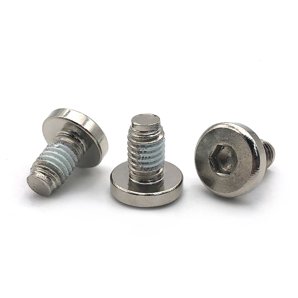 Factory SUS Stainless Steel Countersunk Head Hex Socket Bolt Combination Screw With Plain Washer Spring Washer And Nut