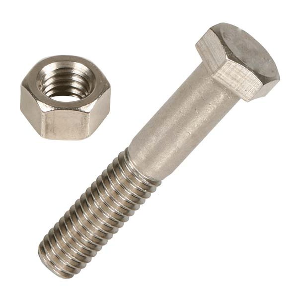 DIN931/DIN933 hex bolt steel m6 m8 hex head bolt