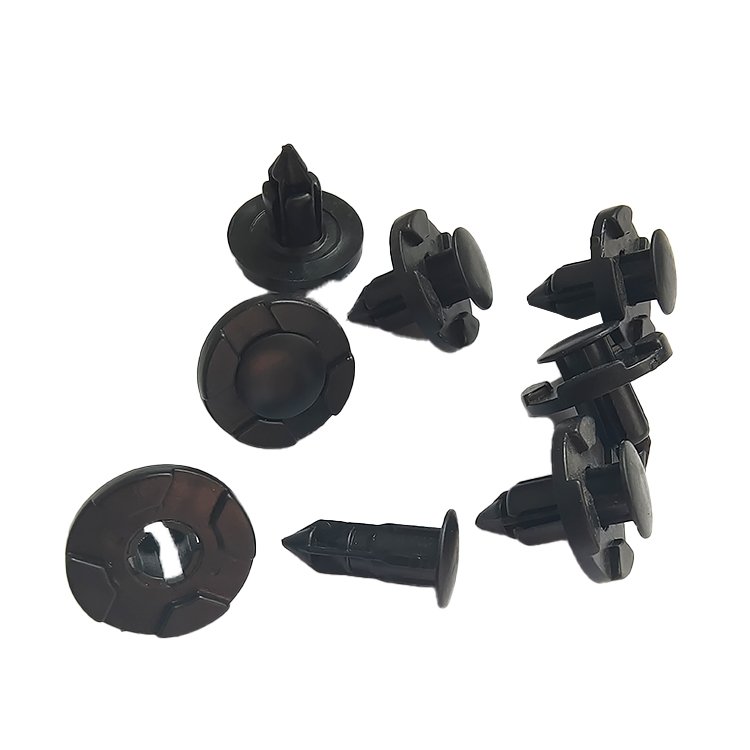Car Universal Black Car Bumper Clips Push-type Retainers Auto Fastener Clips