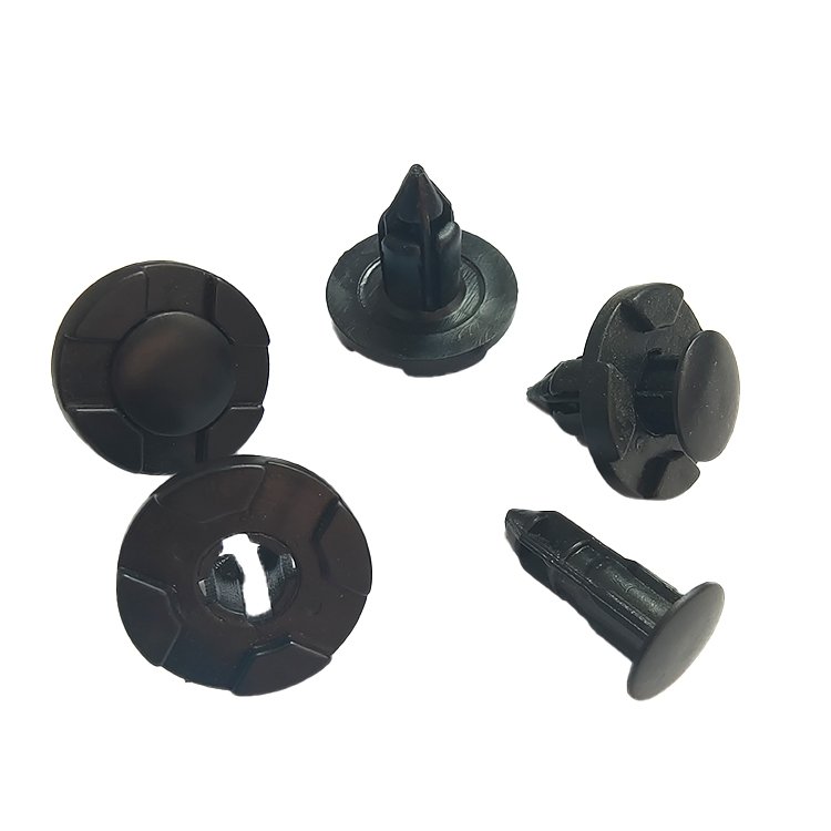 Car Universal Black Car Bumper Clips Push-type Retainers Auto Fastener Clips
