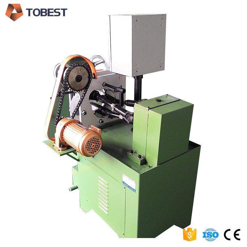 TOBEST tube pipe npt nipple fasteners making machine manufacturer cam thread rolling machine