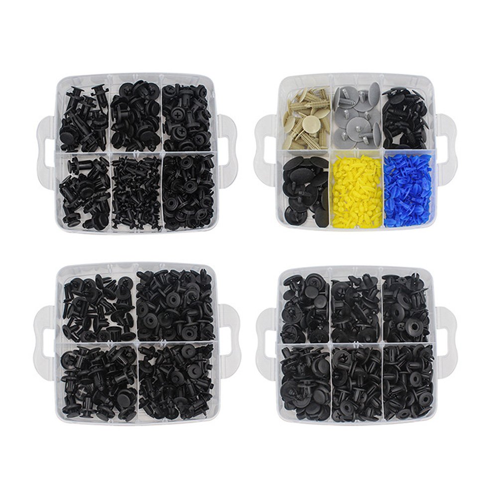 650pcs Universal Automotive Vehicle Bumper Clips Door Bumpers Car Retainer Clips