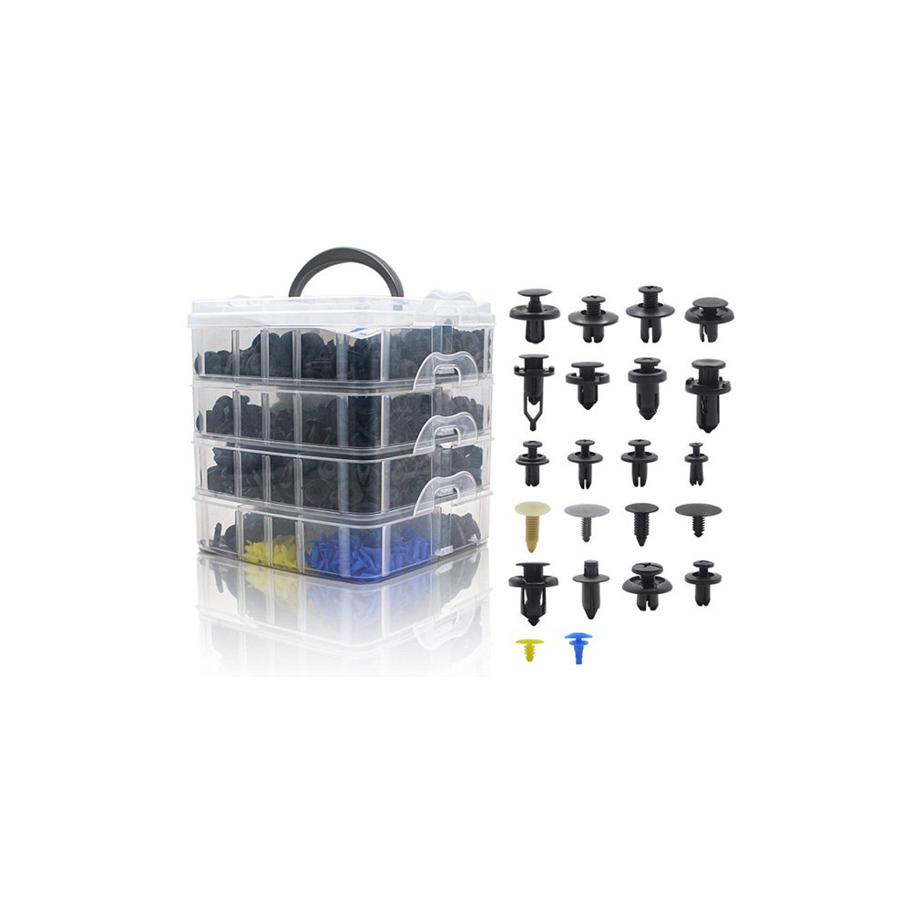 650pcs Universal Automotive Vehicle Bumper Clips Door Bumpers Car Retainer Clips