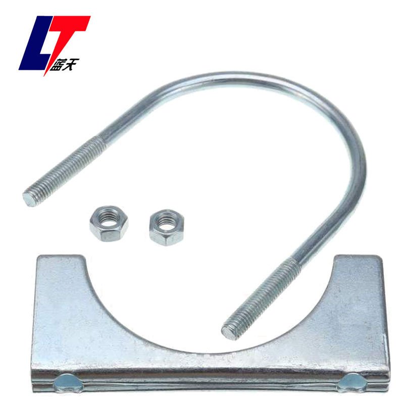 Manufacture Carbon Steel Exhaust Muffler Pipe U saddle Clamp