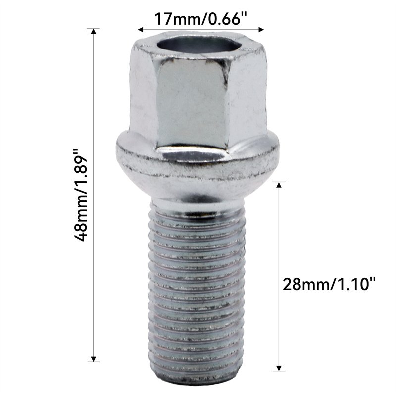 Factory Supply Carbon Steel Wheel Hub Bolts Car Wheel Lug Bolts Car Fastener For VW Volkswagen Arteon