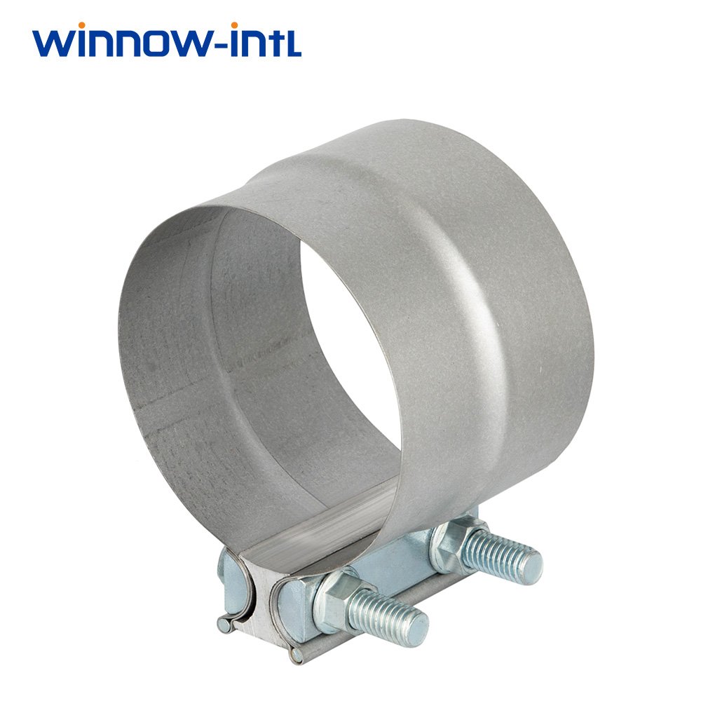 Perforated 2.5" 3" 4" 5" 304 Stainless Steel Lap Joint Car Exhaust Band Clamp