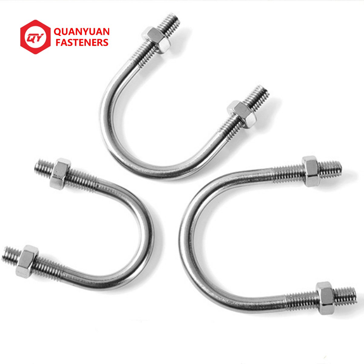 Wholesale Price Top Quality Custom Galvanized U Bolt Auto Part Trailer U-bolt Nut High Strength Stainless Steel U Bolt