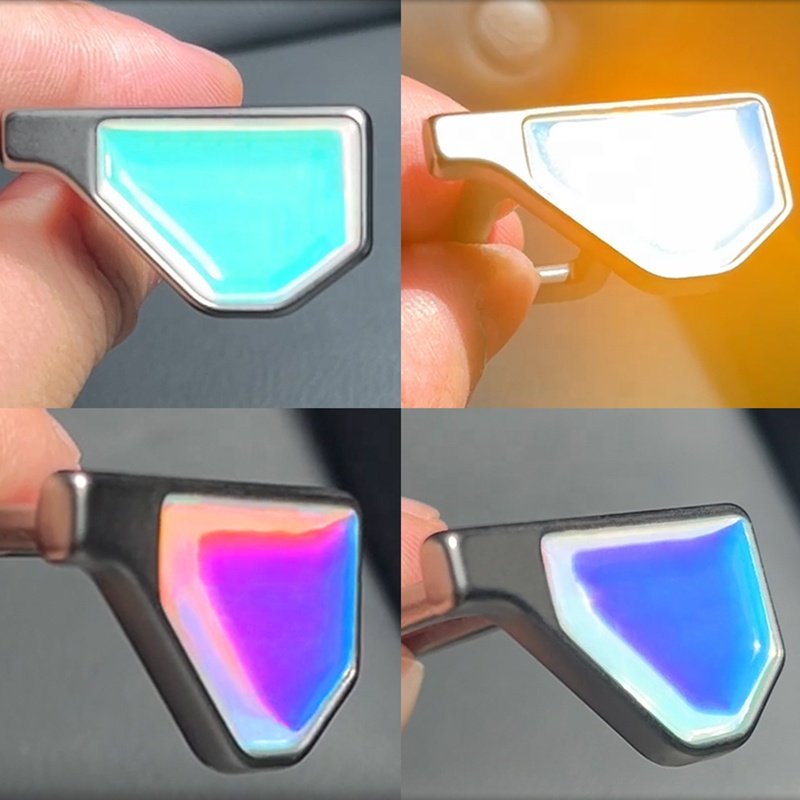 Car Seat Alarm Canceller Seat Belt Silencer Universal Epoxy Luminous Metal Auto Clip Buckle Safety Belt Car Seat Belt Buckle