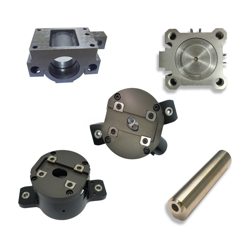 OEM ODM Service Stainless Steel Fastening Spare Parts Micro Machined CNC Aluminum Anodized Locking Block for Machine Use
