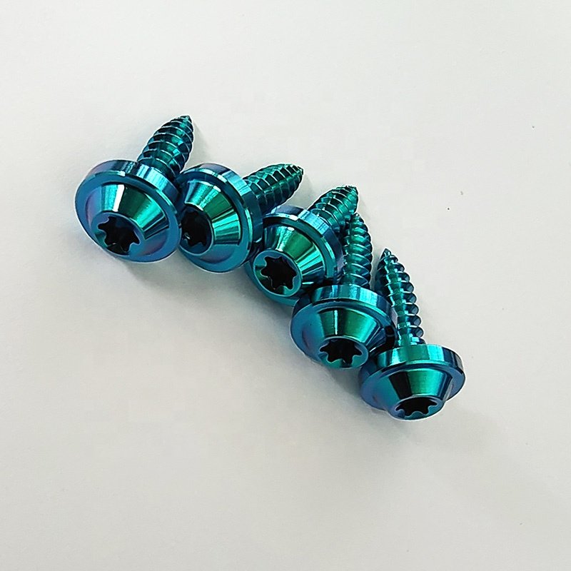 Factory Custom All Sizes Semicircle Head Titanium Cross Recessed Screws Black Zinc Finish Self-Tapping Machine Screws Metric