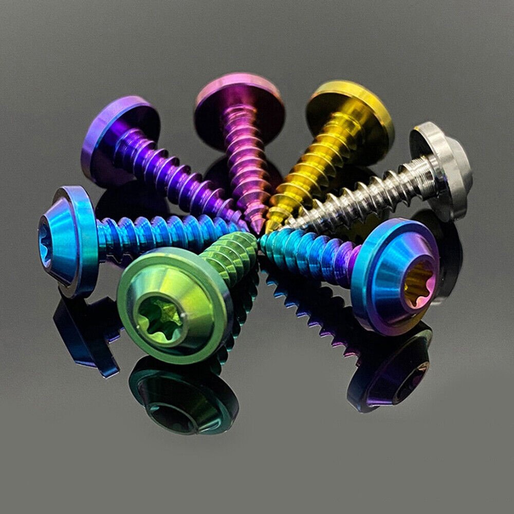 Factory Custom All Sizes Semicircle Head Titanium Cross Recessed Screws Black Zinc Finish Self-Tapping Machine Screws Metric