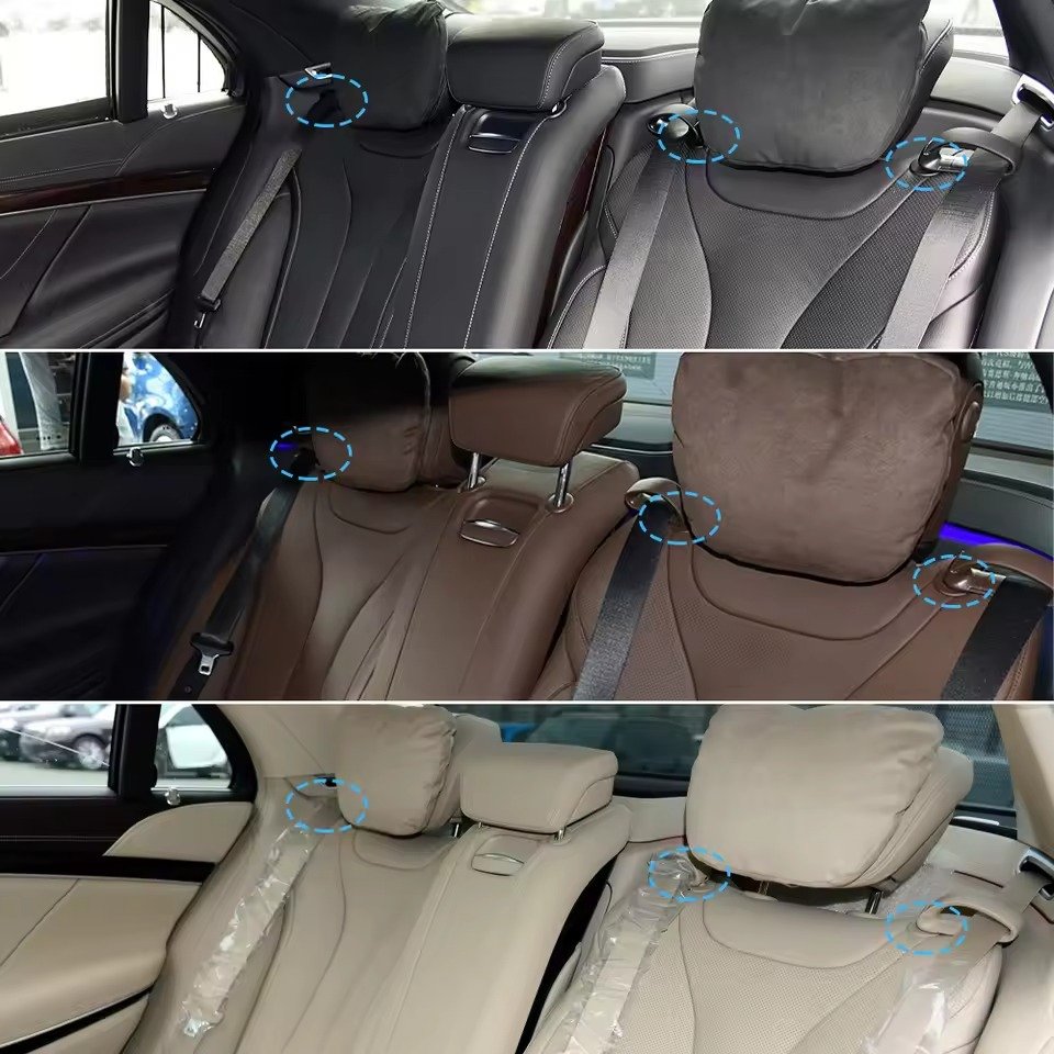 Car Rear Seat Belt Guide Cable Fixing Tie Buckle Safe Belt Clip For Mercedes Benz S Class W222 2014-2020 2228600922