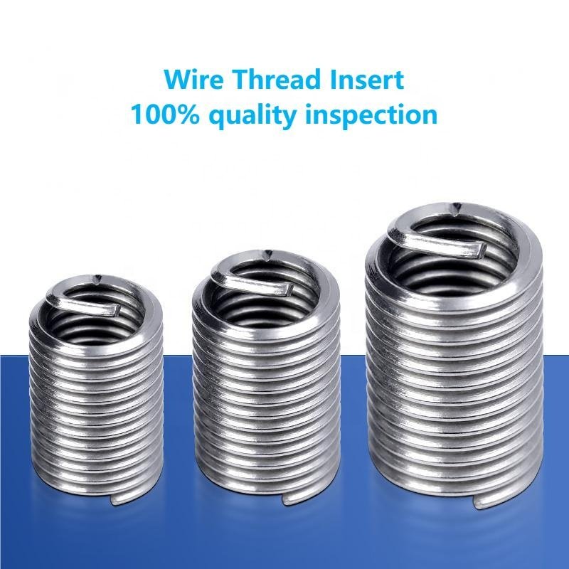 Auto Repair Inserts M1.6 M2 M2.5 M3 M4 M5 M6 M8 M10 Coiled Compression Spring Wire Coil Inserts