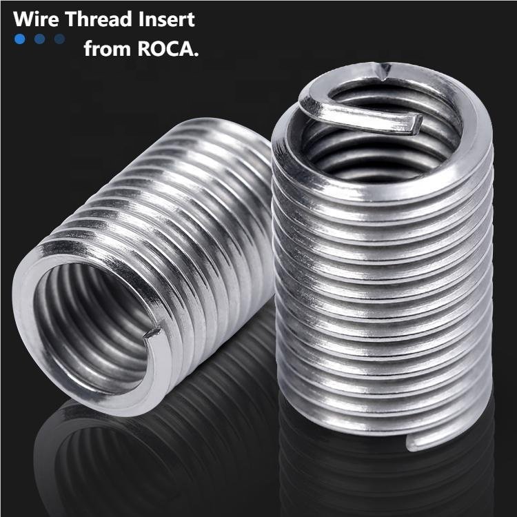 Auto Repair Inserts M1.6 M2 M2.5 M3 M4 M5 M6 M8 M10 Coiled Compression Spring Wire Coil Inserts