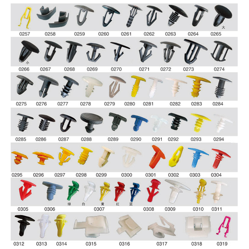 Car Push Retainer Clips & Auto Plastic Clip Fasteners Nylon Bumper Fender Rivets for Toyota GM Ford Honda