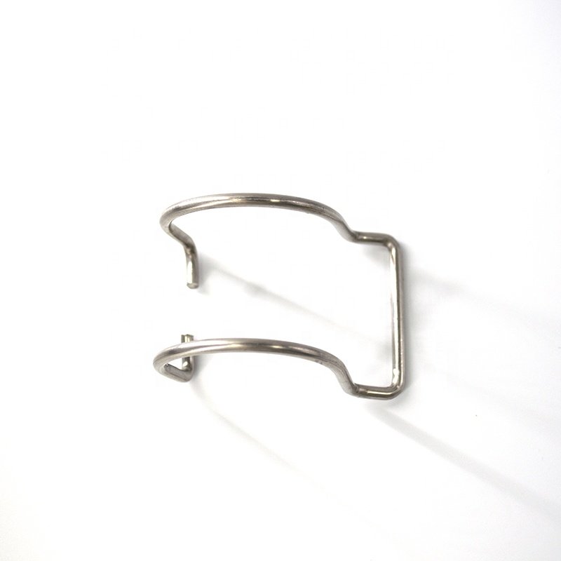 Complicated and special shape customized stainless steel bending wire forming spring clip