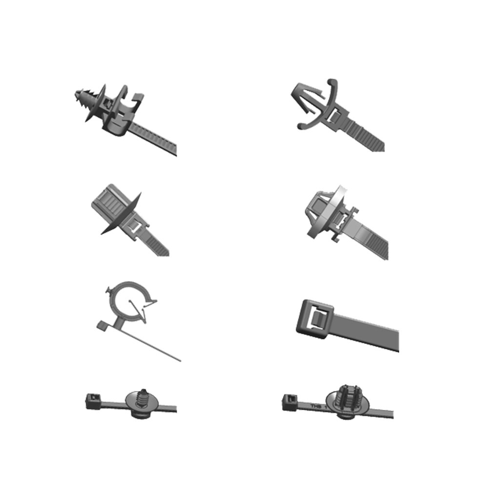 Fir Tree Bundling Clips for round Holes Auto Fastener & Clip Product Car special fasteners
