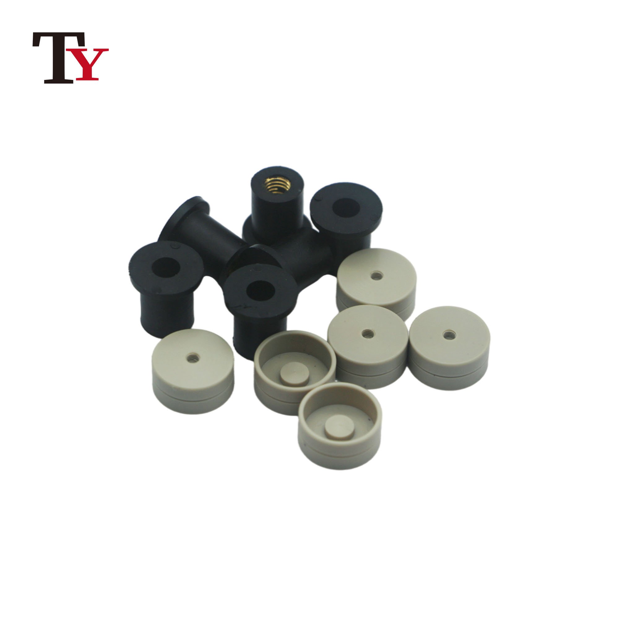 Fasteners Factory M3 M4 M5 M6 M8 NBR Rubber Blind Rivet Nut Screw for Wind Screen Motorcycle Wind Shield Fairing Cowl Fixed Nuts