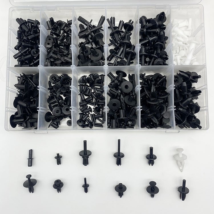 350PCS Wholesale Universal Auto Car Automotive Plastic Rivet Automotive Fender Bumper Interior Clips Liner Plastic car clip
