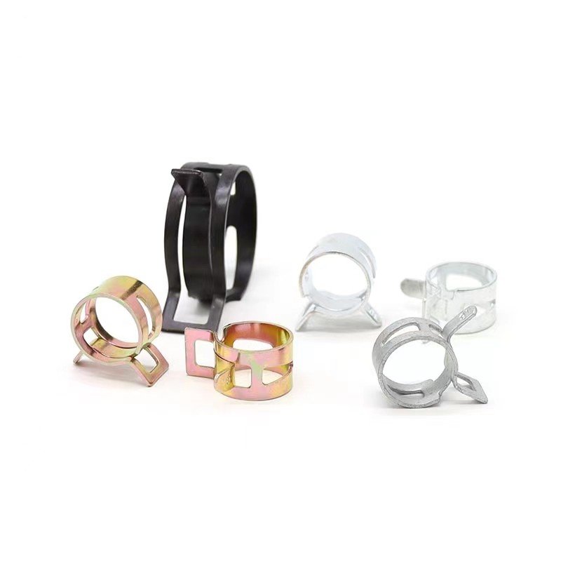 Zinc Spring Steel Hose Clamping Safety Spring Clip Spring Hose Clamp for Automotive