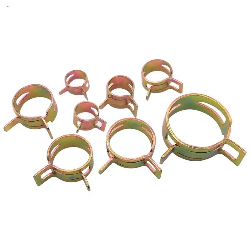 Zinc Spring Steel Hose Clamping Safety Spring Clip Spring Hose Clamp for Automotive