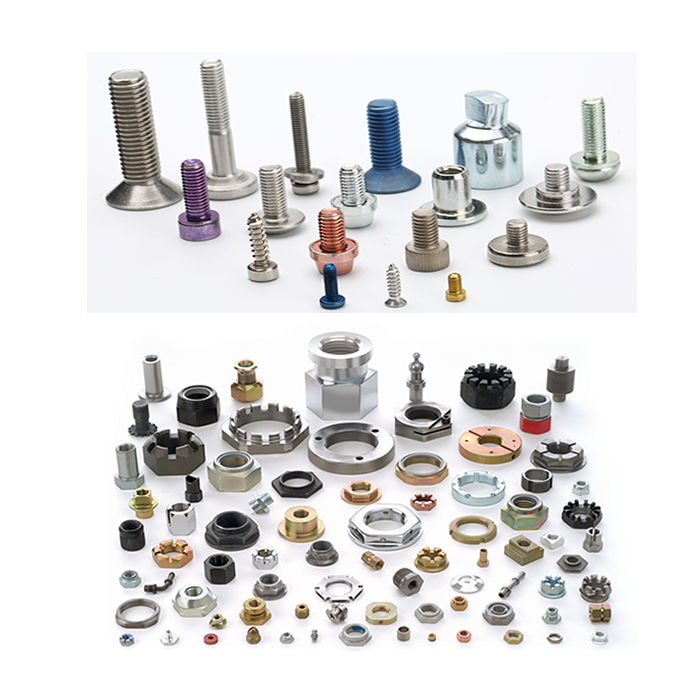 Sunpoint Component Metal Machining Custom Car Auto Aluminum Stainless Turning Screw Nut Bolt Oem Parts